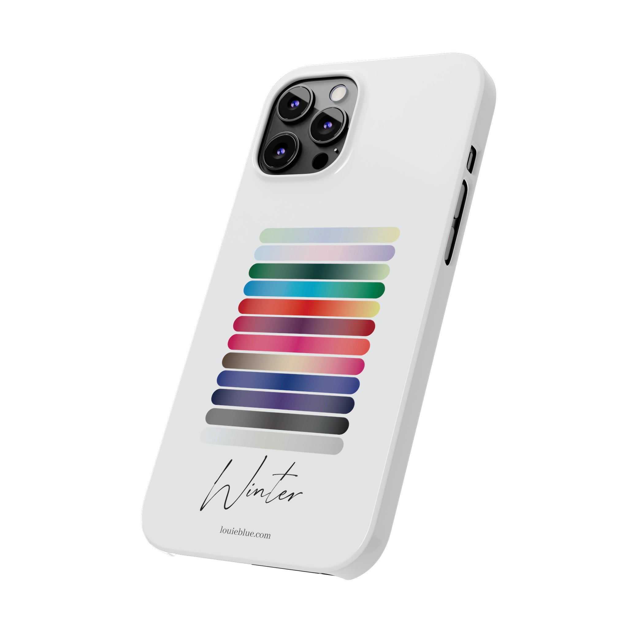 Color Swatch iPhone Slim Case - Winter