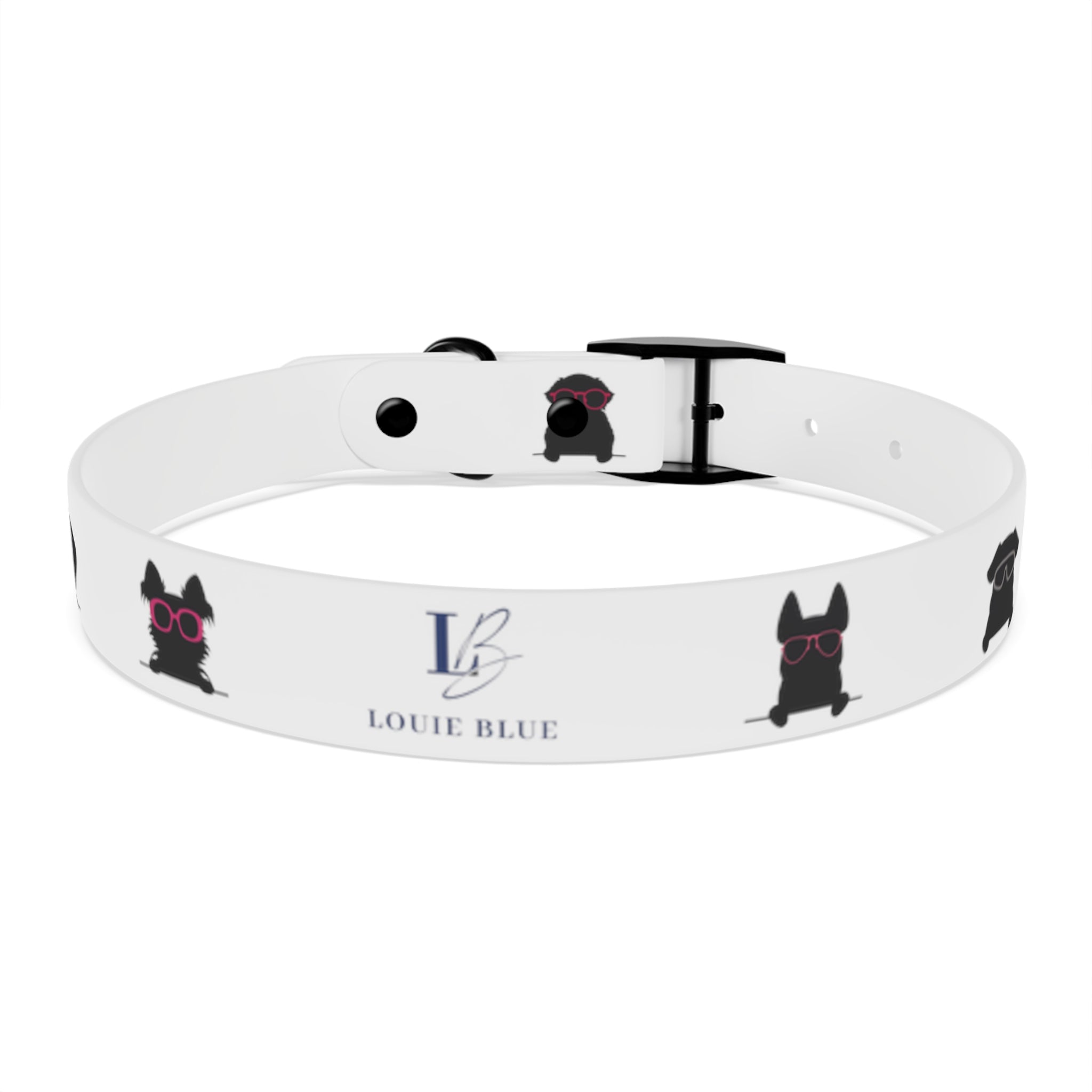 Diggity Dog - White/Black Dog Collar