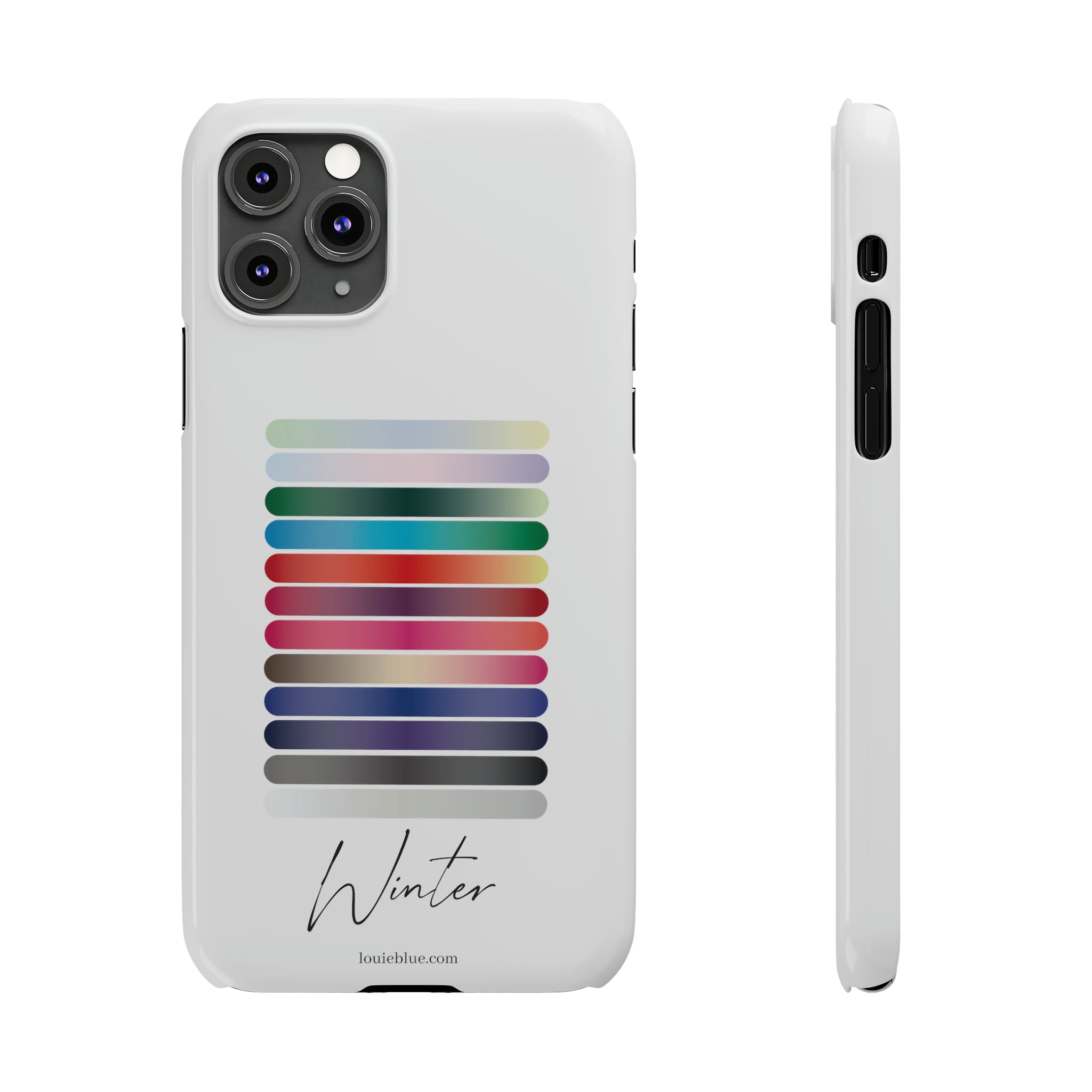 Color Swatch iPhone Slim Case - Winter