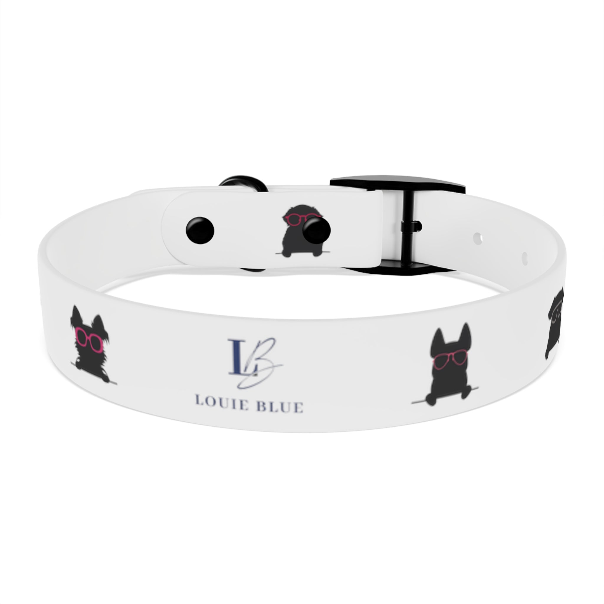 Diggity Dog - White/Black Dog Collar