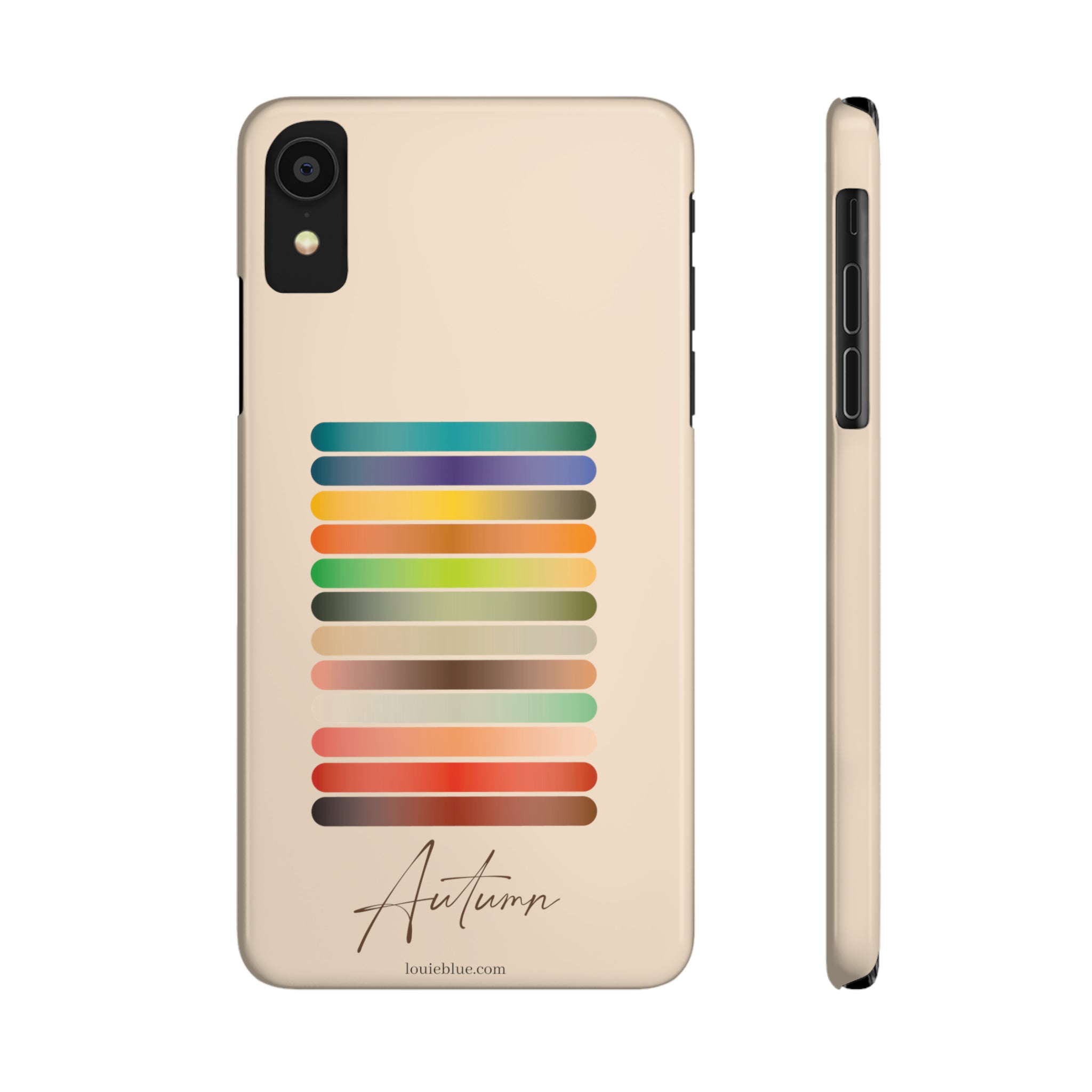 Color Swatch iPhone Slim Case - Autumn