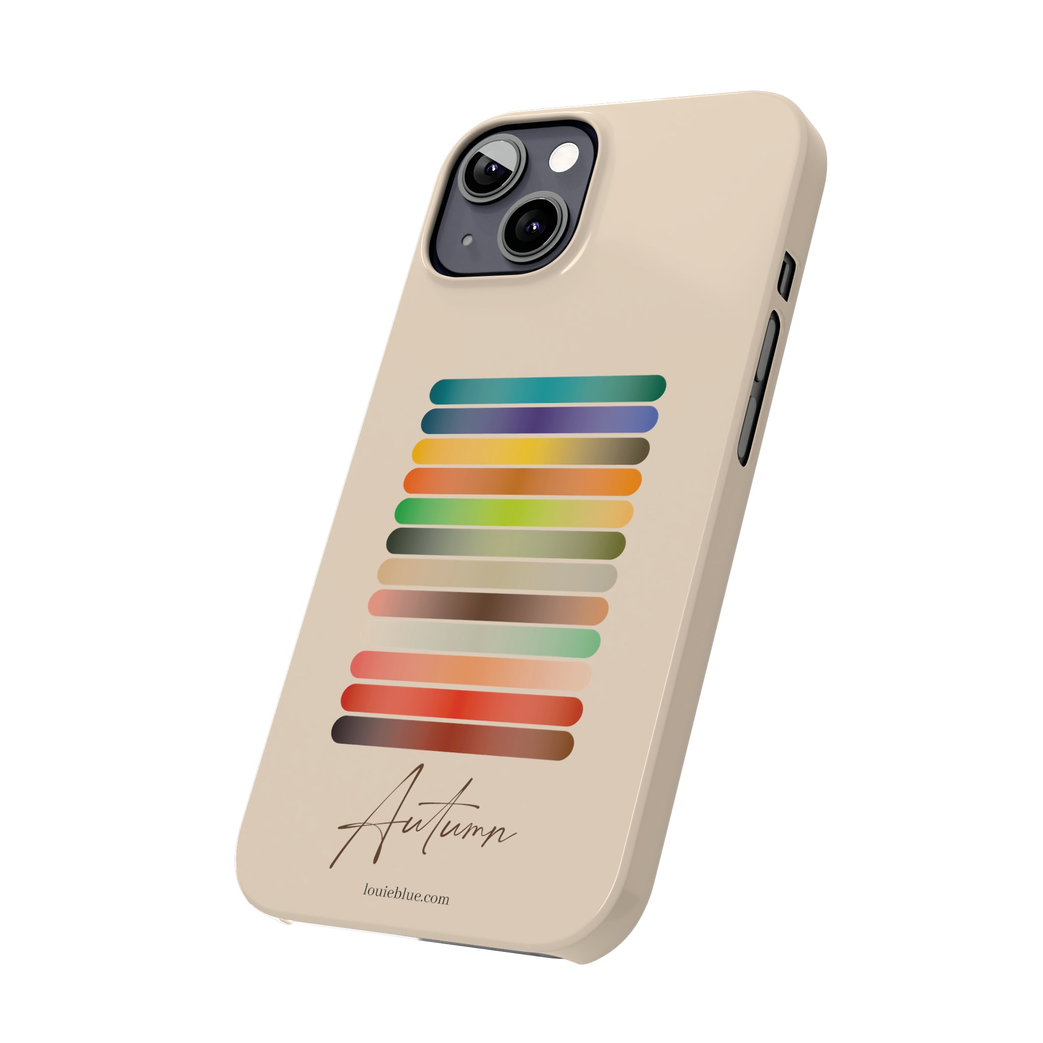 Color Swatch iPhone Slim Case - Autumn