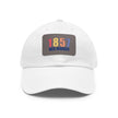 Des Moines: Est. 1857 Leather Patch White Hat - Spring