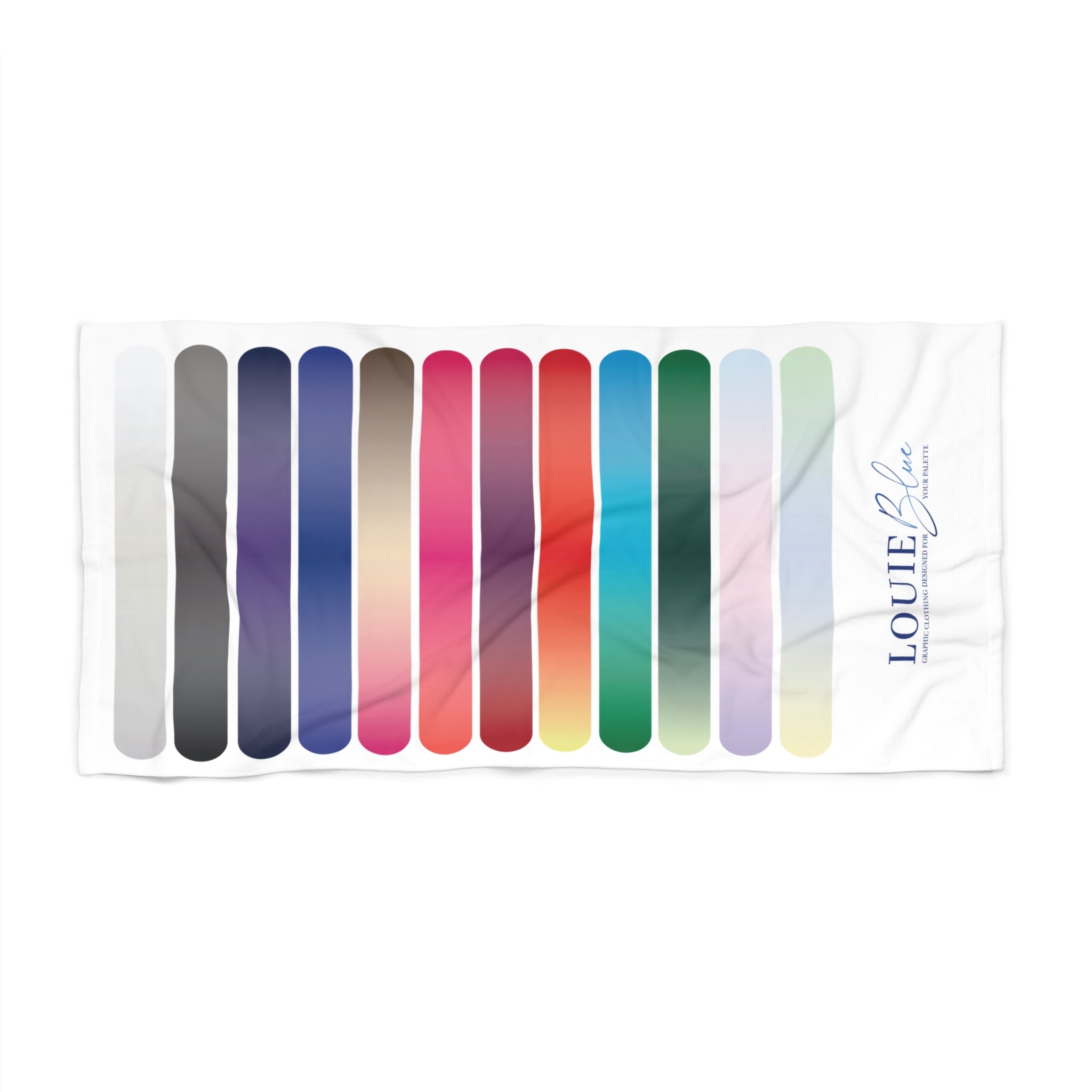 Color Swatch Beach Towel - Winter