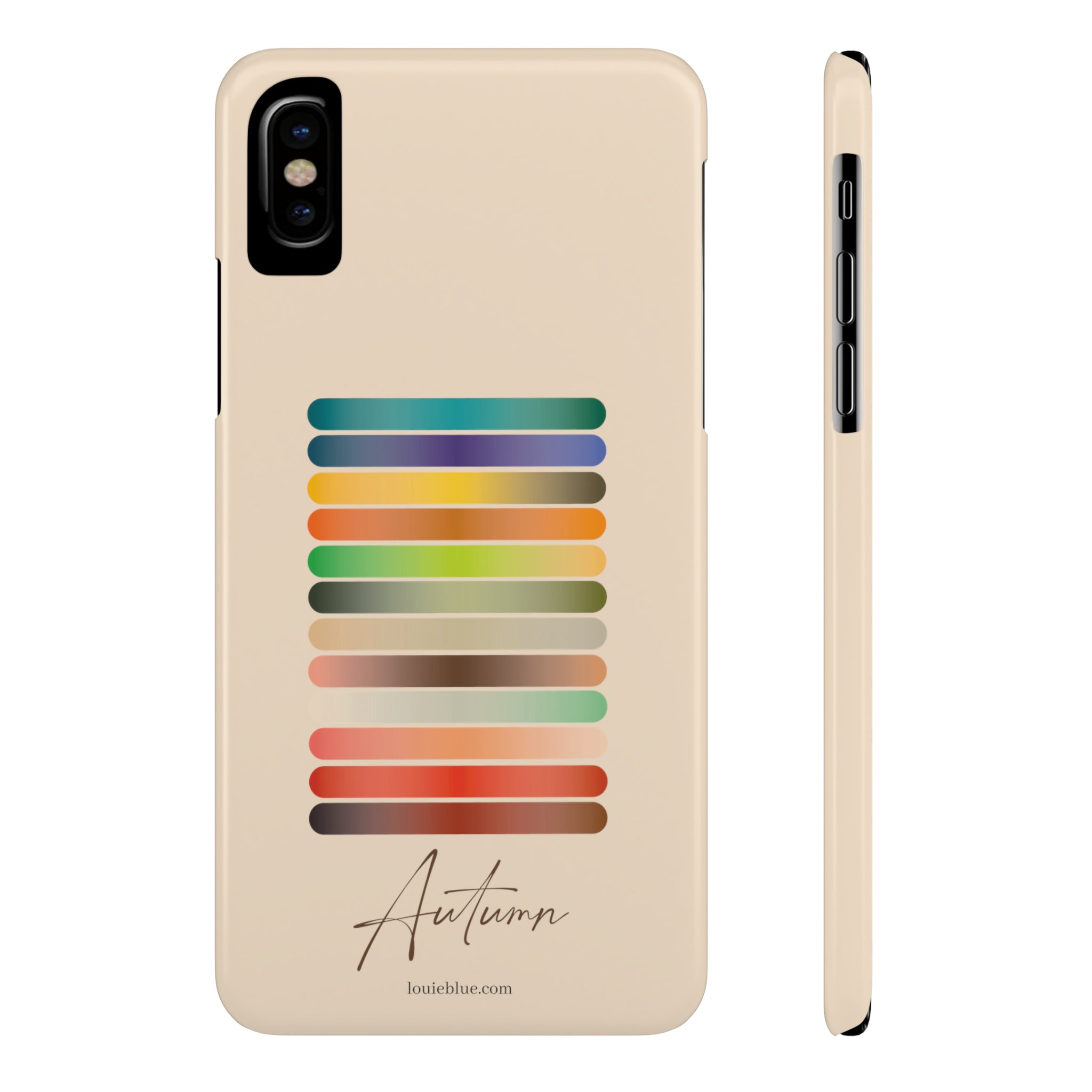Color Swatch iPhone Slim Case - Autumn