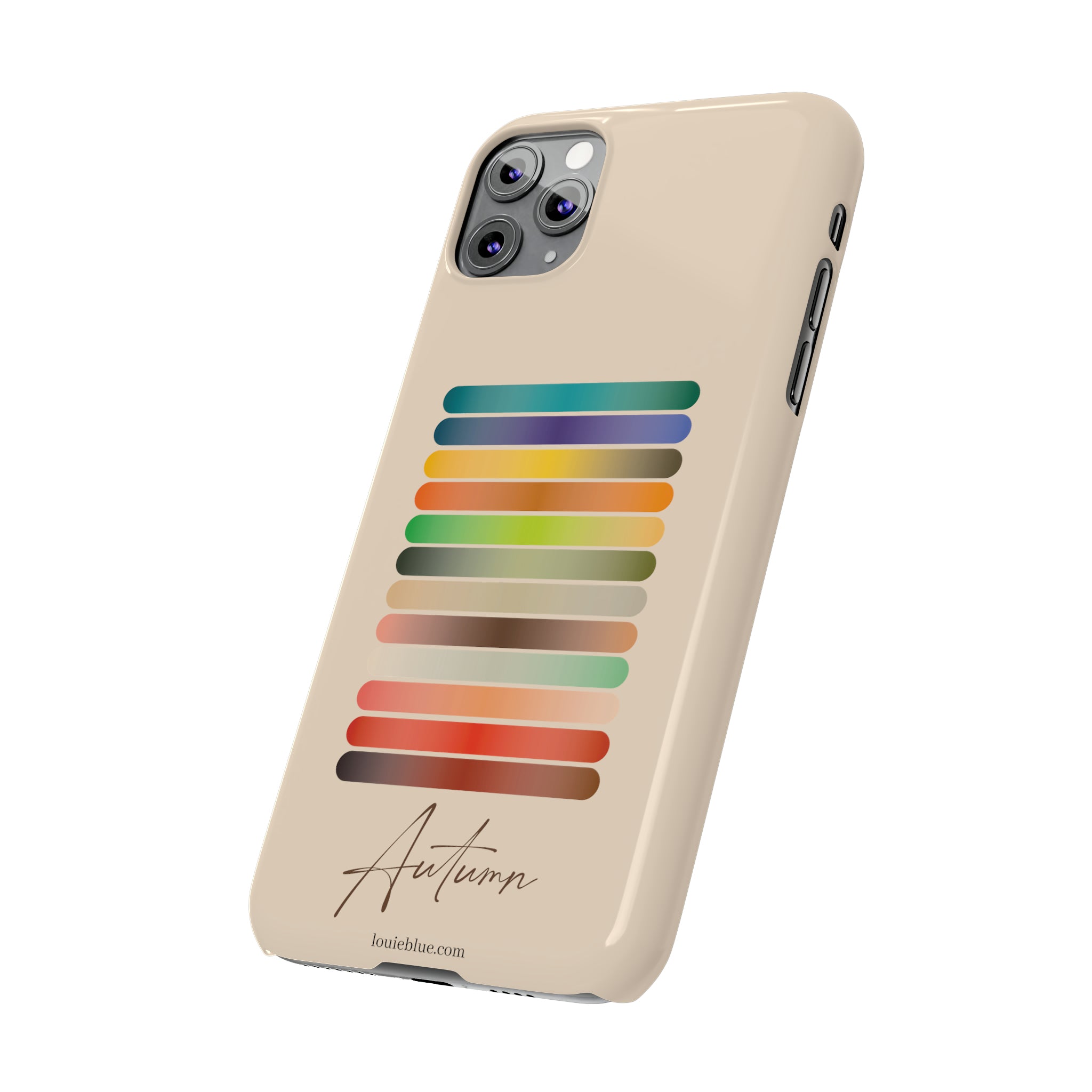 Color Swatch iPhone Slim Case - Autumn