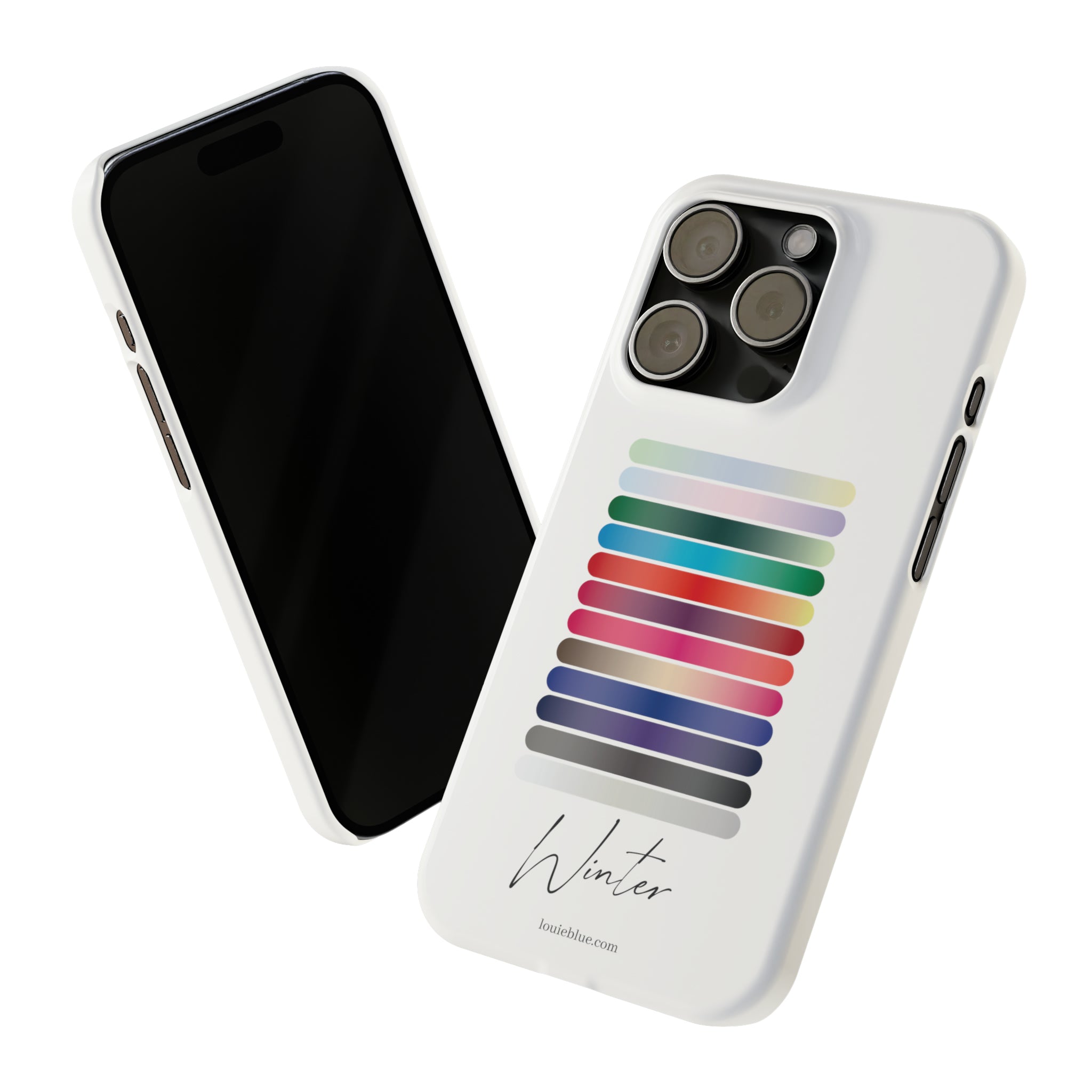 Color Swatch iPhone Slim Case - Winter