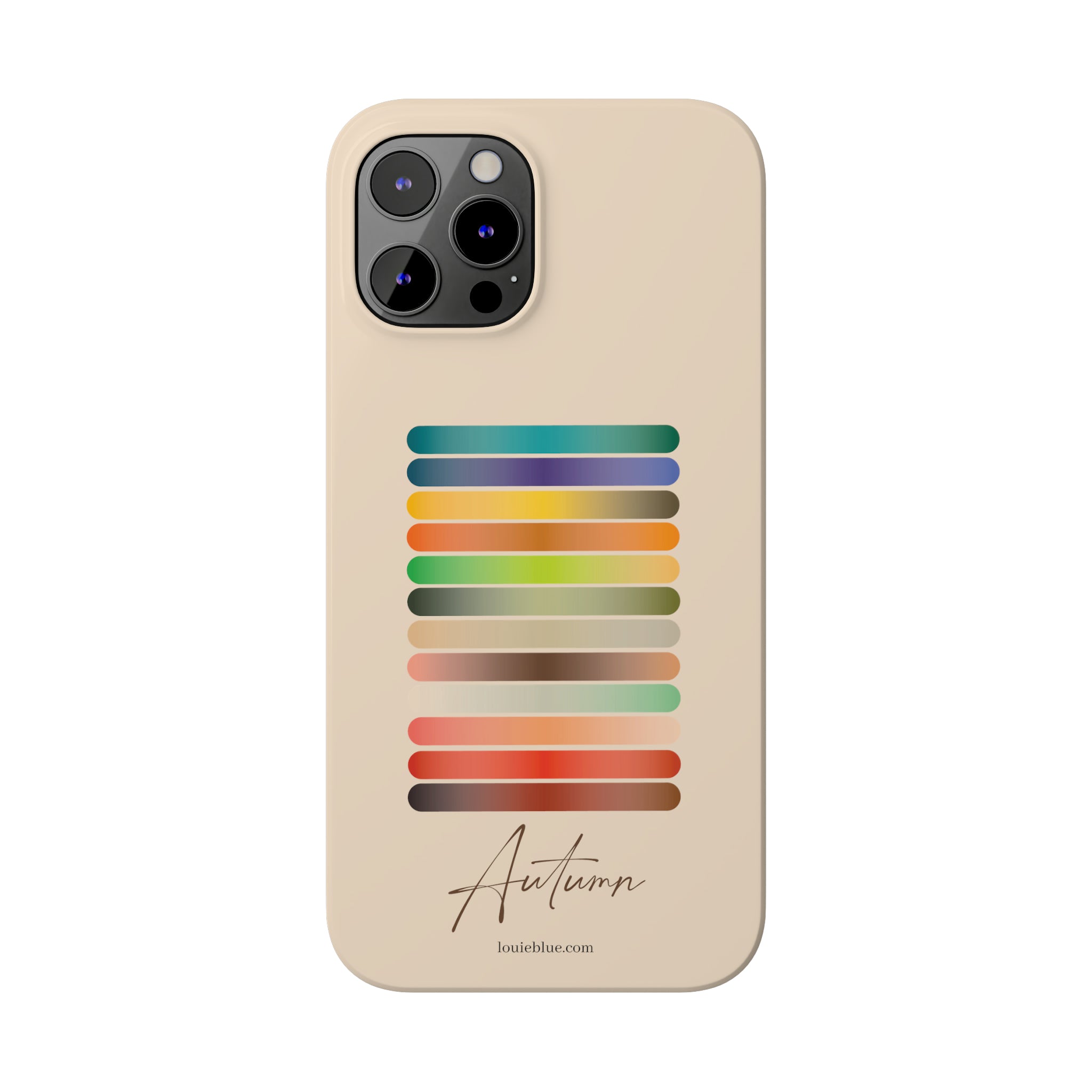 Color Swatch iPhone Slim Case - Autumn