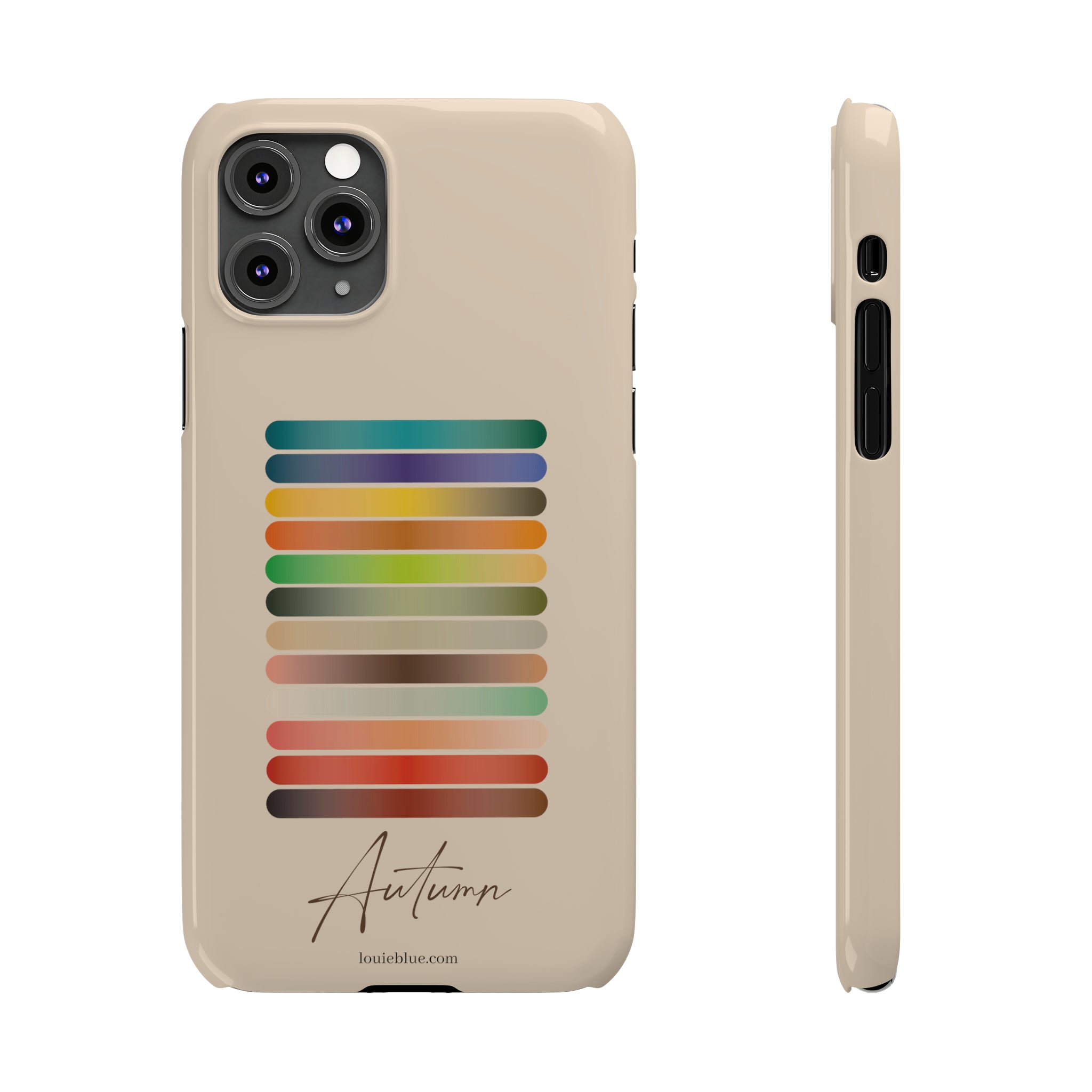 Color Swatch iPhone Slim Case - Autumn