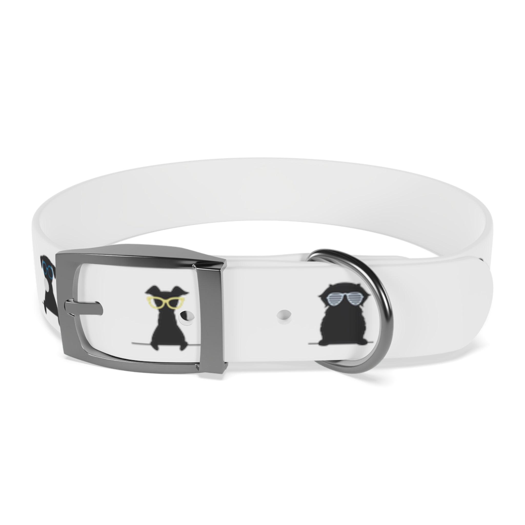 Diggity Dog - White/Black Dog Collar