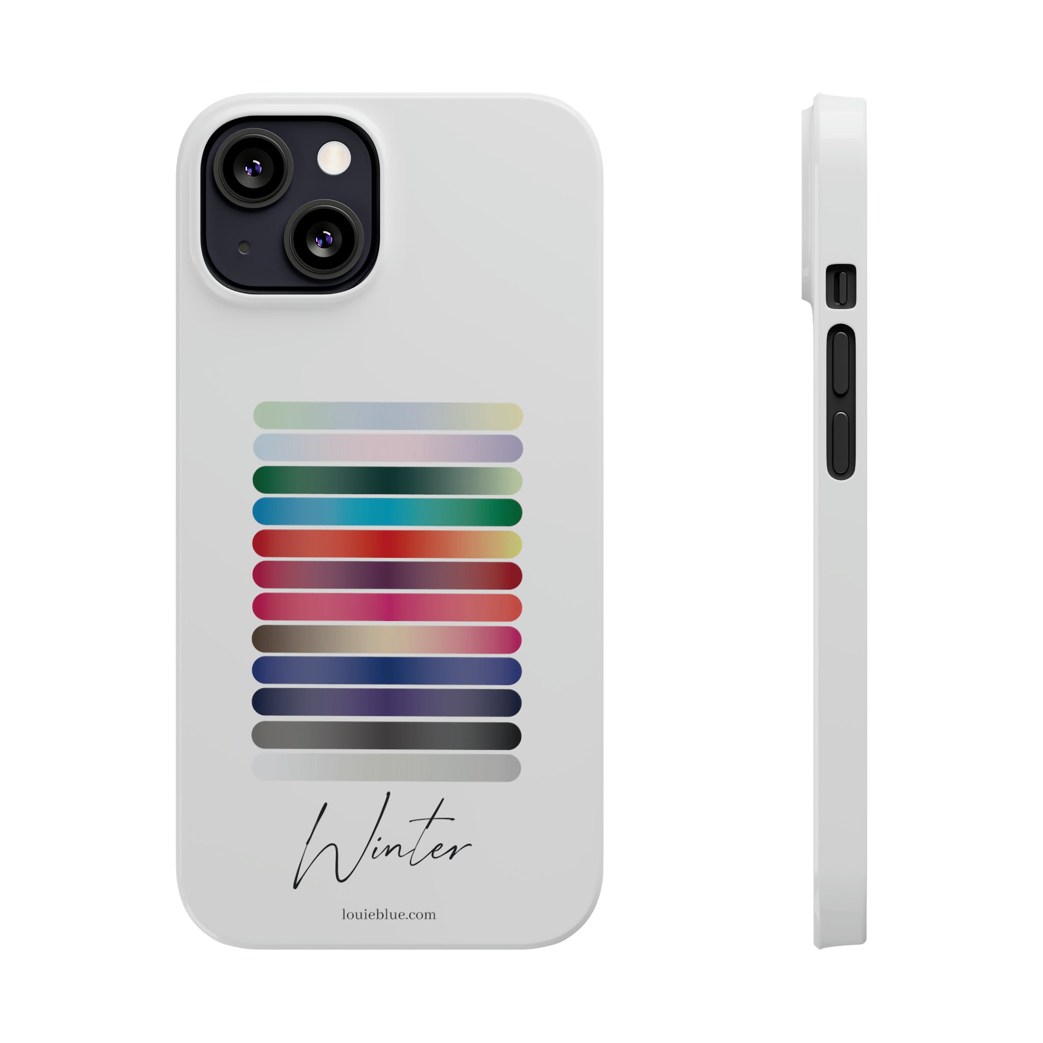 Color Swatch iPhone Slim Case - Winter