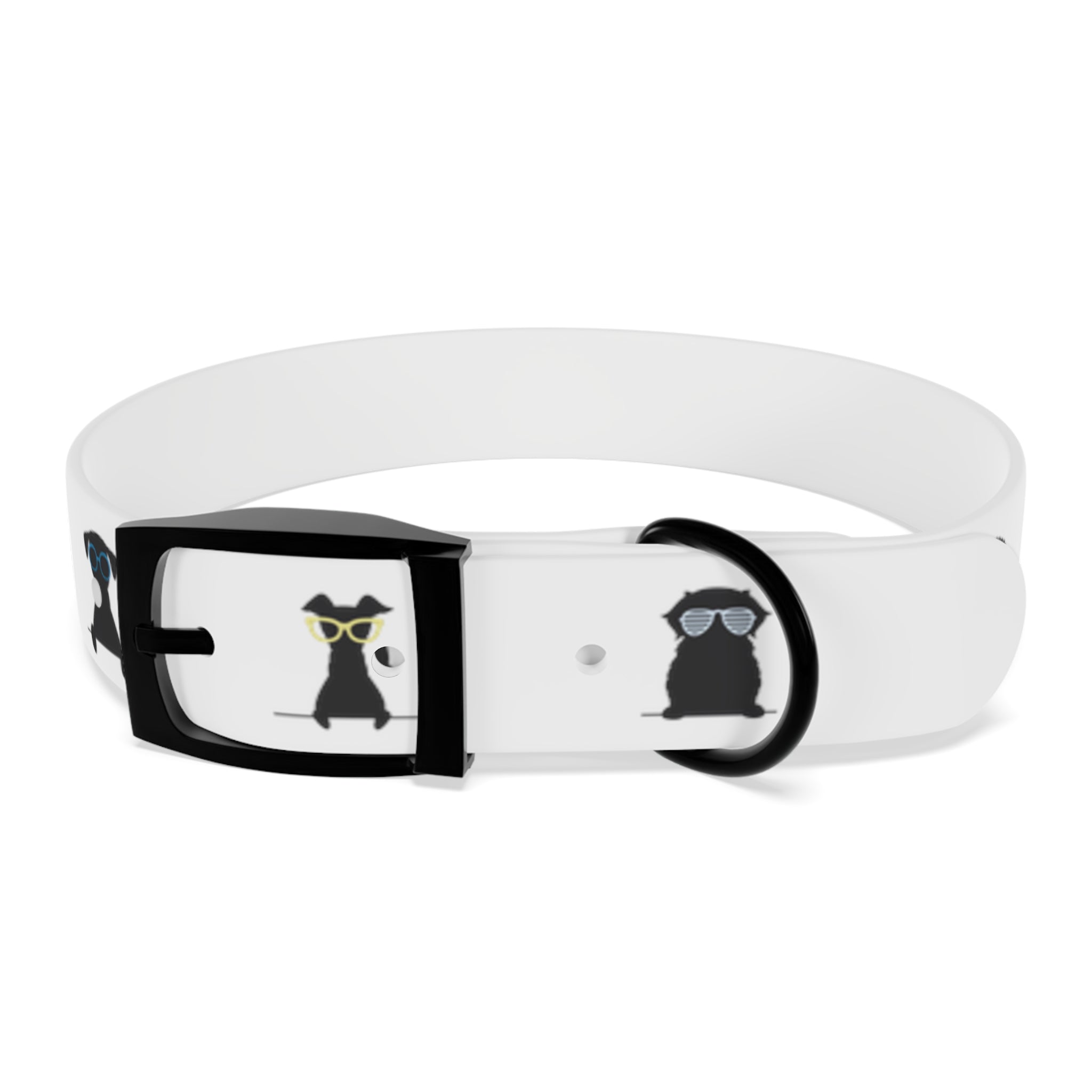 Diggity Dog - White/Black Dog Collar