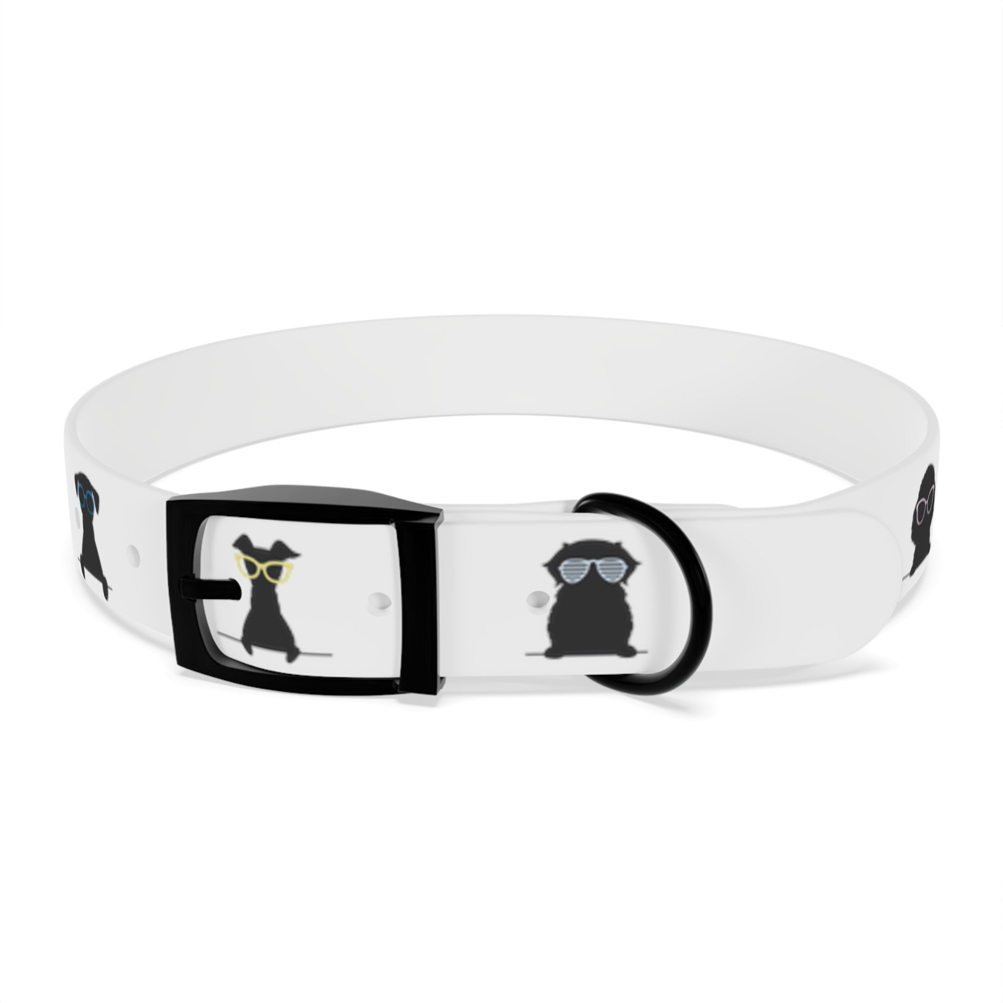 Diggity Dog - White/Black Dog Collar