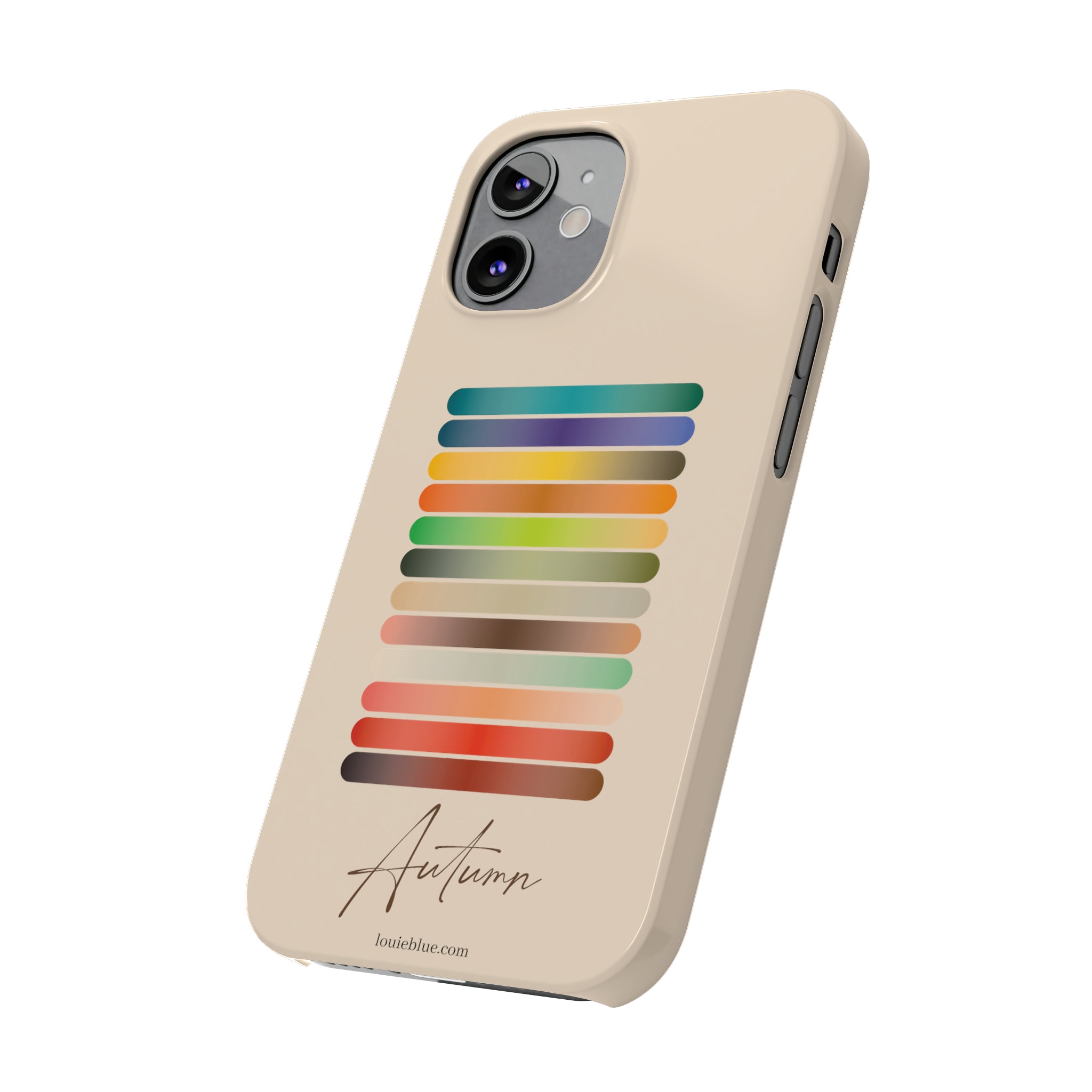 Color Swatch iPhone Slim Case - Autumn