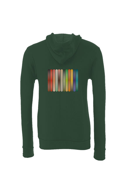 Color Swatch Zip Hoodie (forest) - Autumn
