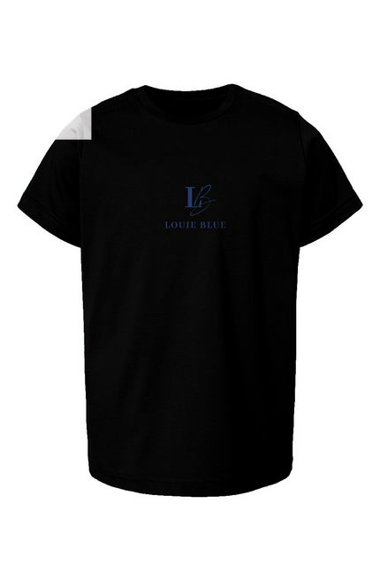 Louie Blue Logo Tee - Youth Summer/Winter