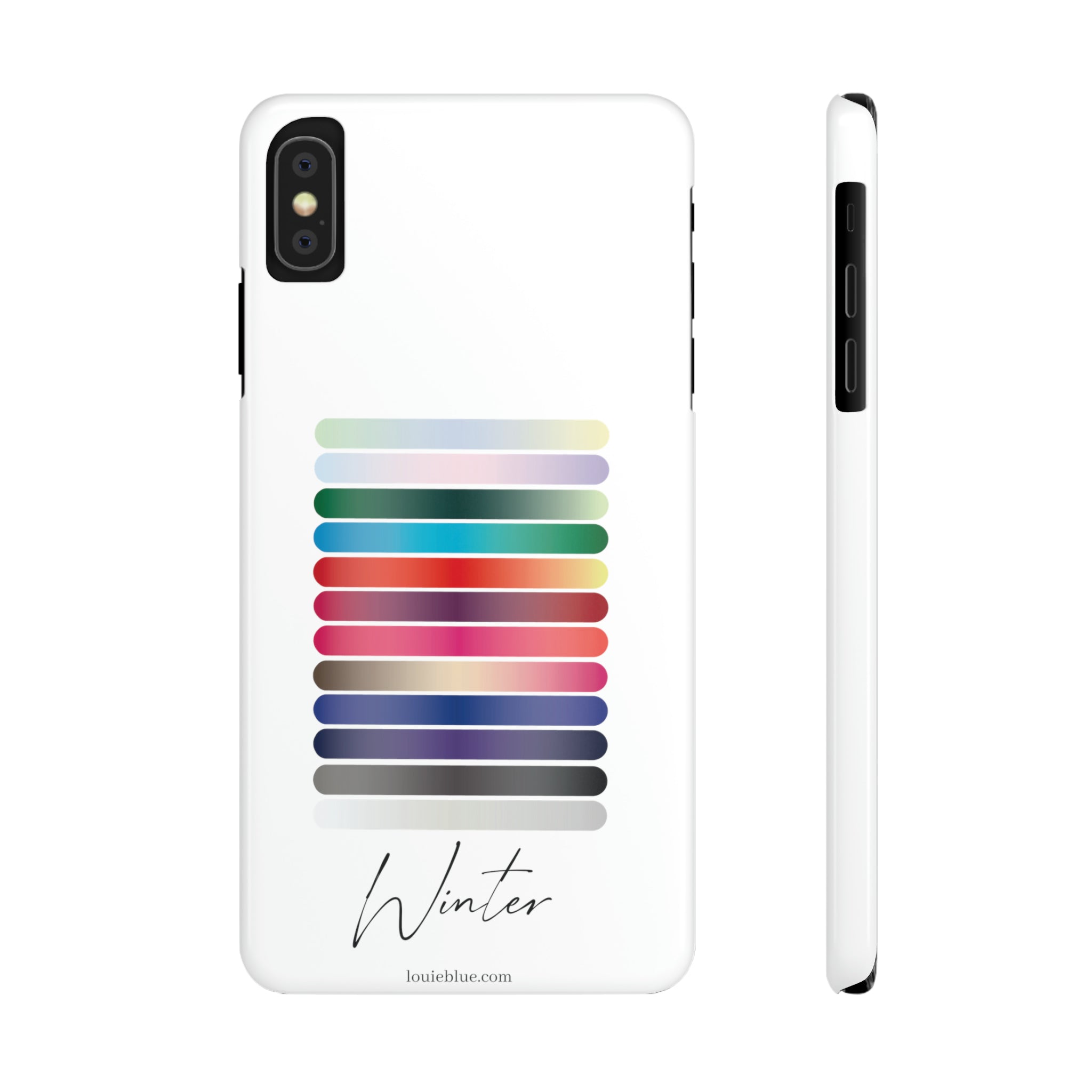 Color Swatch iPhone Slim Case - Winter