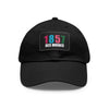 Des Moines: Est. 1857 Leather Patch Black Hat - Winter