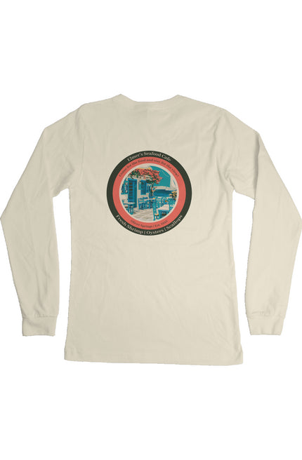 Elmer&#39;s Seafood Cafe Long Sleeve T Shirt - Autumn