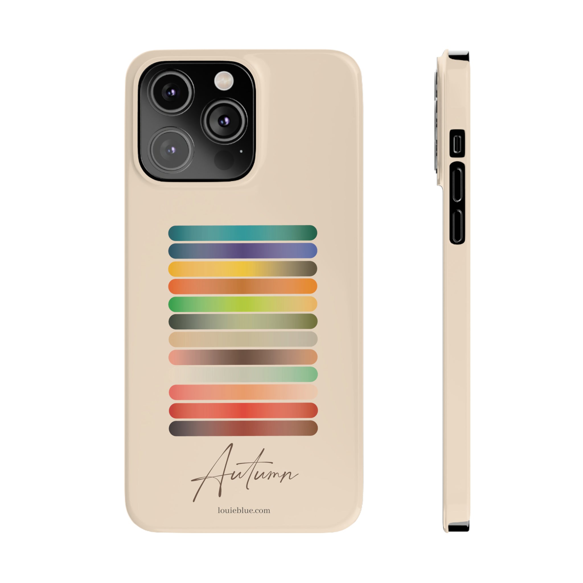 Color Swatch iPhone Slim Case - Autumn