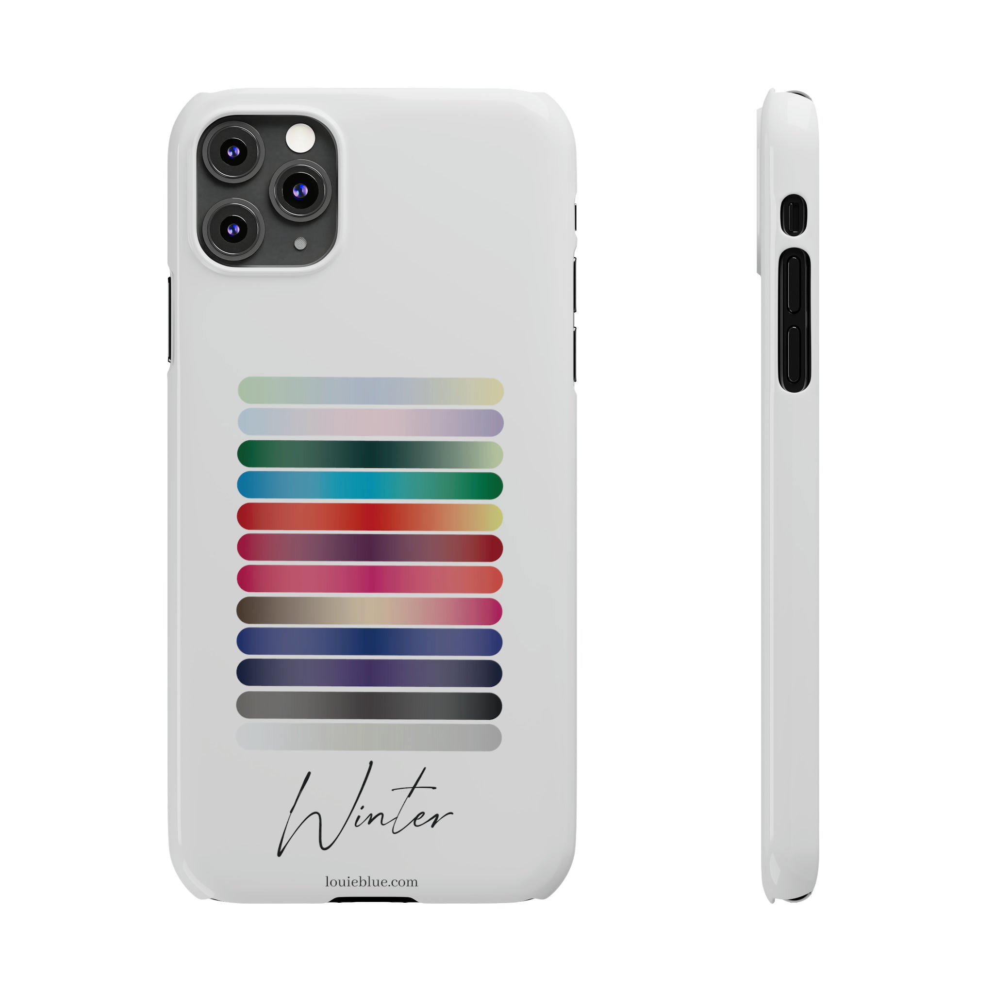 Color Swatch iPhone Slim Case - Winter