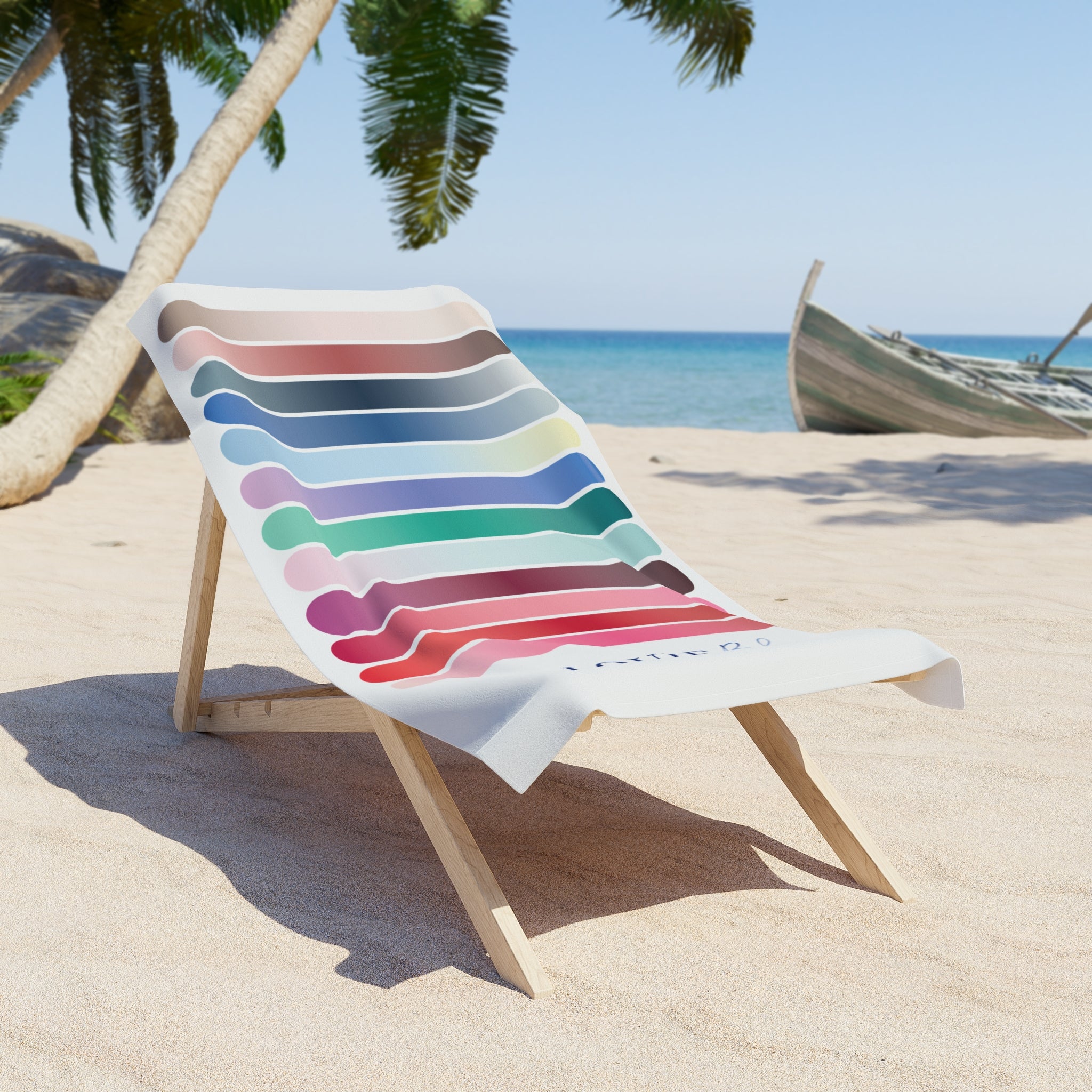 Color Swatch Beach Towel - Summer