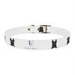 Diggity Dog - White/Black Dog Collar