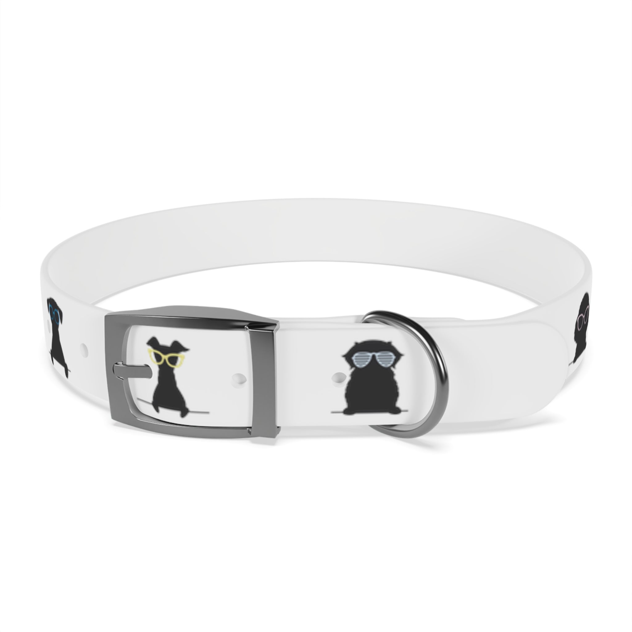 Diggity Dog - White/Black Dog Collar